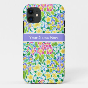 Custom iPhone 5 Case-Mate Fall, Spring Primroses Hülle