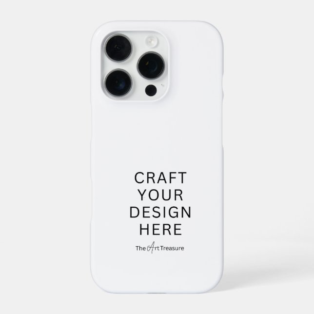 Custom iPhone Case – Personalize with Your Design iPhone Hülle (Rückseite)