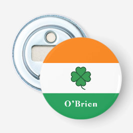 Custom Irish Flag Bottle Opener with Last Name Flaschenöffner