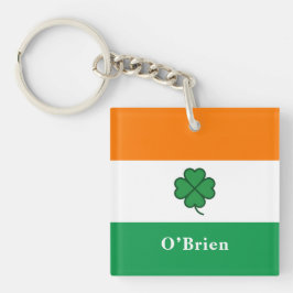 Custom Irish Flag Bottle Opener with Last Name Schlüsselanhänger