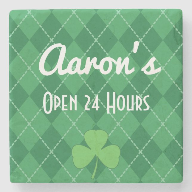 Custom Irish Stone Drink Untersetzer Gift (Vorderseite)