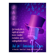 Custom Jazz Night Retro Poster