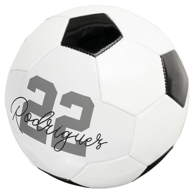 Custom Jersey/Player Name Soccer Ball (Dreiviertel)