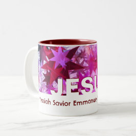 Custom JESUS Weihnachten Zweifarbige Tasse
