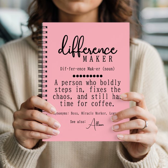 Custom Journal for Mentor & Boss Appreciating Gesc Notizbuch (Inspirational Definition Journal Gift for Mentor, Nurses, Teachers, Professionals and Educators)