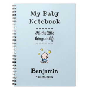 Custom Journal & Planner, Personalisierter Baby Bo Notizblock
