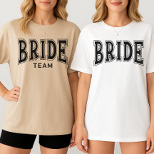 Custom Junggeselinnen-Abschied Bride Squad Shirt, 