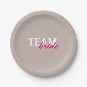 Custom Junggeselinnen-Abschied Teller - Chic & Fun