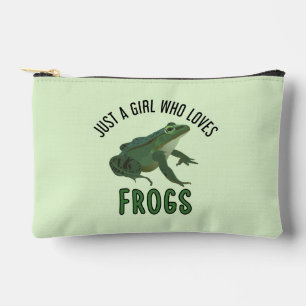 Custom Just a Girl, die Frösche Liebe Frosch Liebe Zubehörtasche