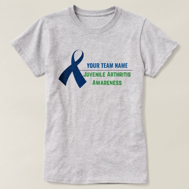 Custom Juvenile Arthritis Awareness T - Shirt (Design vorne)