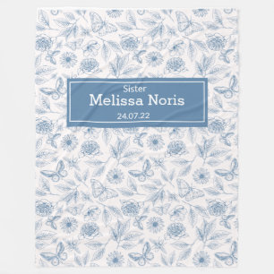 Custom JW Taufe Geschenke für Schwestern Vintag bl Fleecedecke