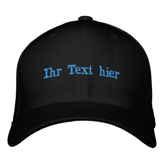 custom kappe besticken mit text (Vorderseite)