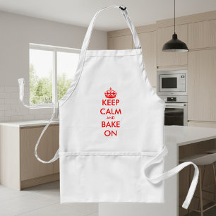 Custom Keep Calm apron   Customizable template Schürze