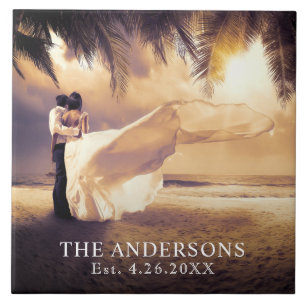 Custom Keepake Wedding Foto Fliese