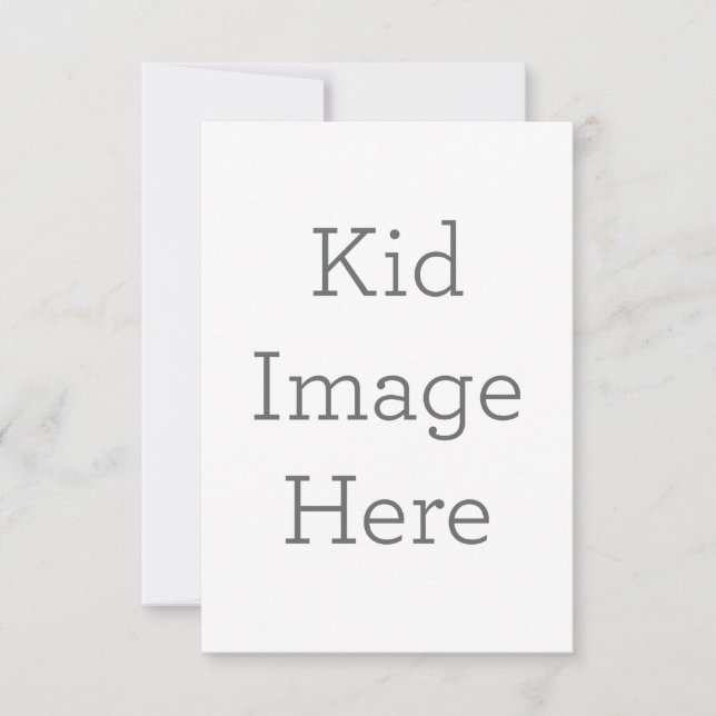 8,89 cm x 12,7 cm Flache Dankeskarte (Vorderseite)