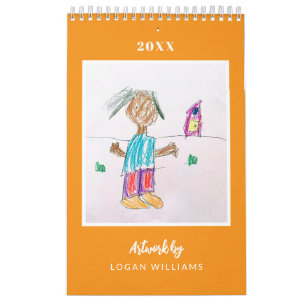 Custom Kids' Art Keepake Weihnachtsgeschenk Kalender