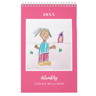 Custom Kids' Art Keepake Weihnachtsgeschenk Kalender
