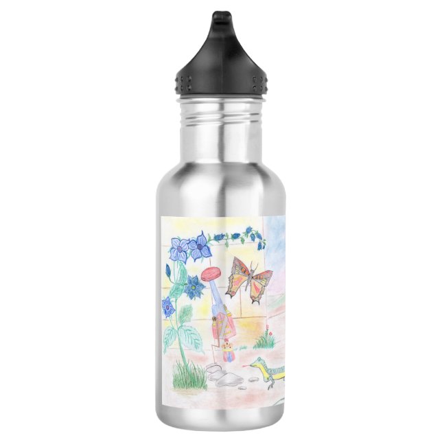 Custom Kids Artwork, Nutcracker Spielzeug, Schmett Edelstahlflasche (Rechts)