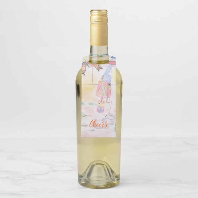 Custom Kids Artwork, Nutcracker Spielzeug, Schmett Flaschenanhänger (Auf Flasche)