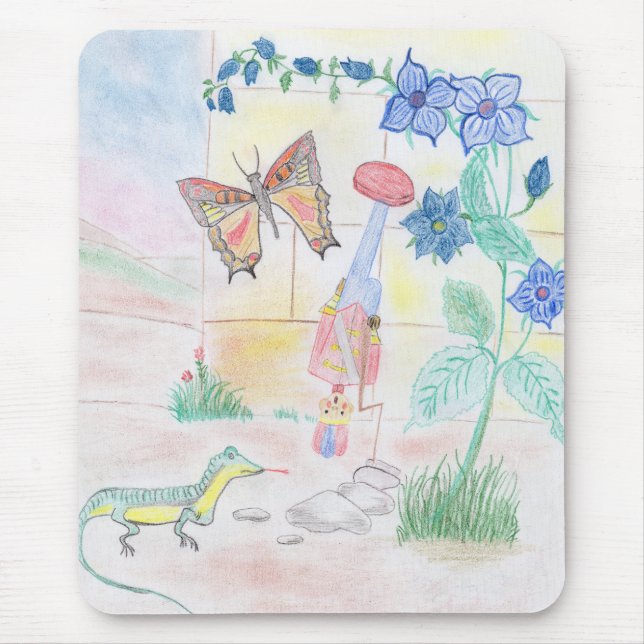 Custom Kids Artwork, Nutcracker Spielzeug, Schmett Mousepad (Vorne)