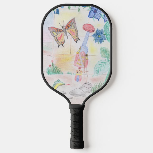 Custom Kids Artwork, Nutcracker Spielzeug, Schmett Pickleball Schläger (Vorderseite)