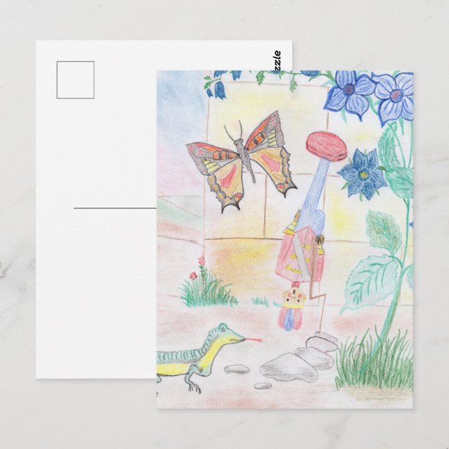 Custom Kids Artwork, Nutcracker Spielzeug, Schmett Postkarte (Vorne/Hinten)