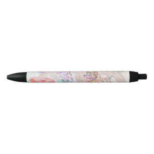 Custom Kids Artwork, zwei niedliche Maus, Blume... Kugelschreiber