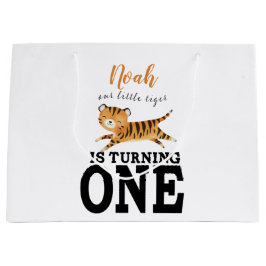 Custom Kids First Birthday Monogram Große Geschenktüte