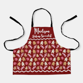 Custom Kids Holiday Baker Weihnachten Schürze