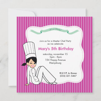 Custom Kids Party Einladung mit einzigartigem Artw