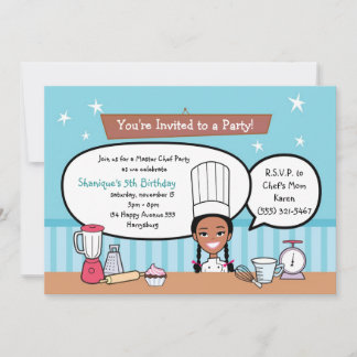 Custom Kids Party Einladung mit einzigartigem Artw