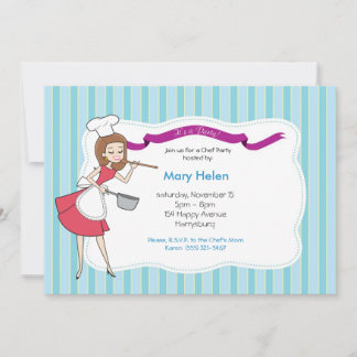 Custom Kids Party Einladung mit einzigartigem Artw