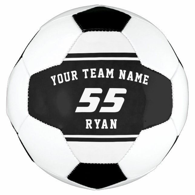 Custom Kids Soccer Ball mit Team, Name, Nummer (Vorderseite)
