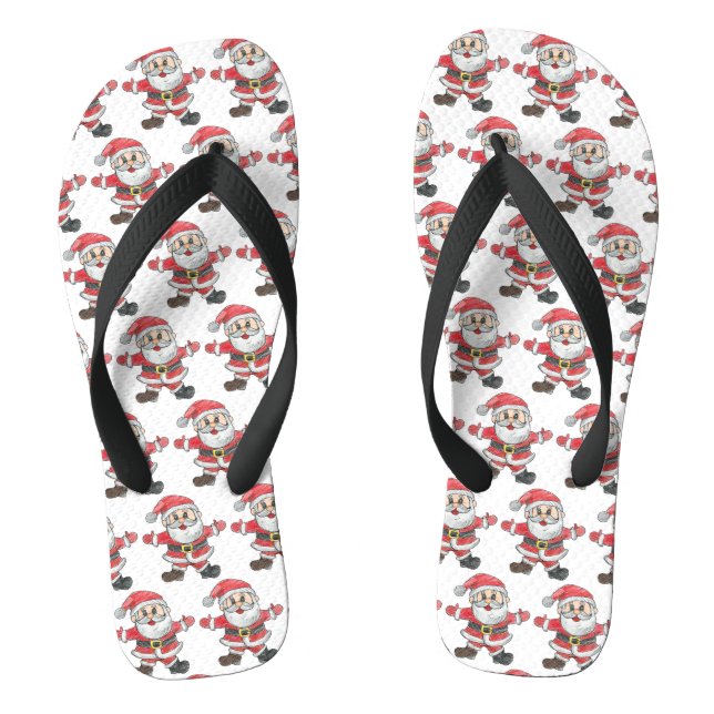 Custom Kids Weihnachten Zeichnend Flip Flops (Fußbett)