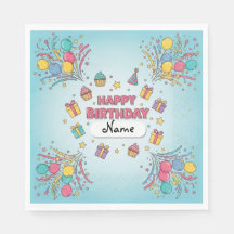 Custom Kindergeburtstag Luncheon Napkins | Party T