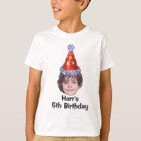 Custom Kindergeburtstag Tshirt, 5. Geburtstagsgesc