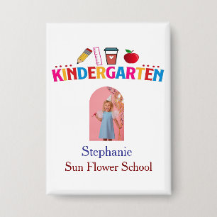 Custom Kindy Abschluss Bedge Foto Button