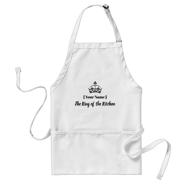 Custom King of the Kitchen Apron Schürze (Vorne)