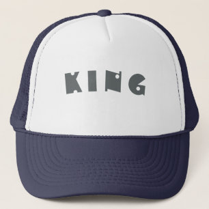 Custom King text name Caps Hats Cool Trucker Truckerkappe