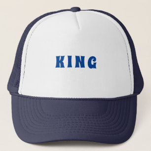 Custom King text name Caps Hats Cool Trucker Truckerkappe