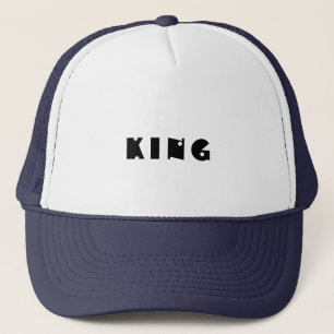 Custom King text name Caps Hats Cool Trucker Truckerkappe