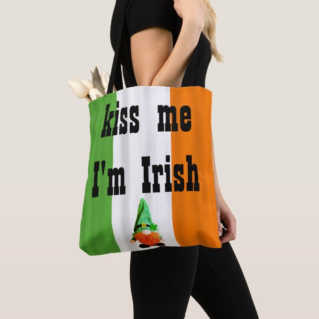 Custom KISS ME Im IRISH St Patrick Gnomes Kleeblat (Von Nahem)