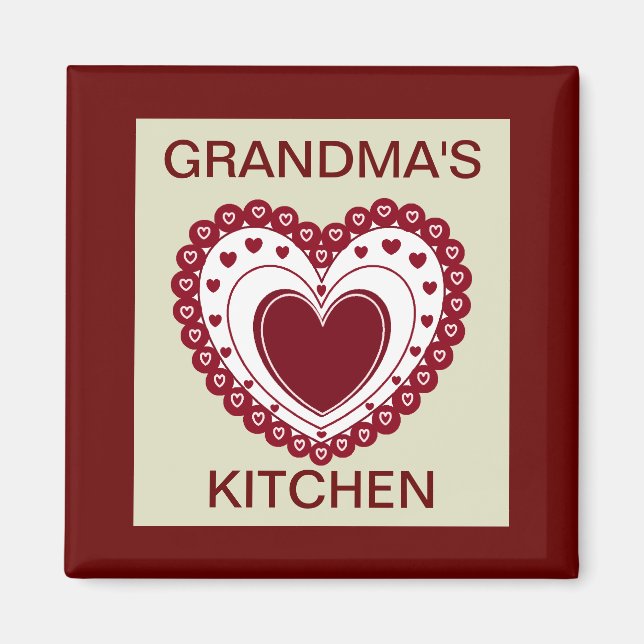 CUSTOM KITCHEN MAGNET Magnet (Vorne)