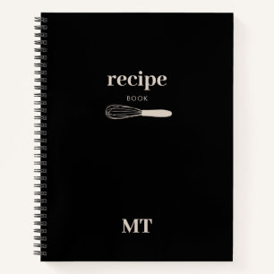 Custom Kitchen Utensits Whisk Rezept Kochbuch Notizbuch