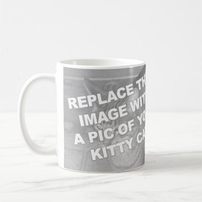 Custom Kitty Cat Kaffeetasse (Links)
