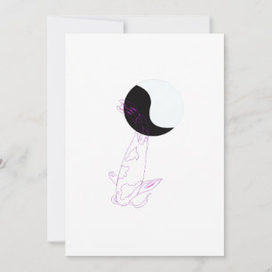 Custom Koi-fish Minimalismus Grußkarte Feiertagskarte