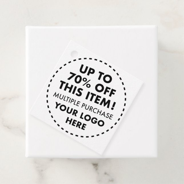 Custom Kraft 70% Rabatt für Bulk Buy Wedding Geschenkanhänger (Beispiel)