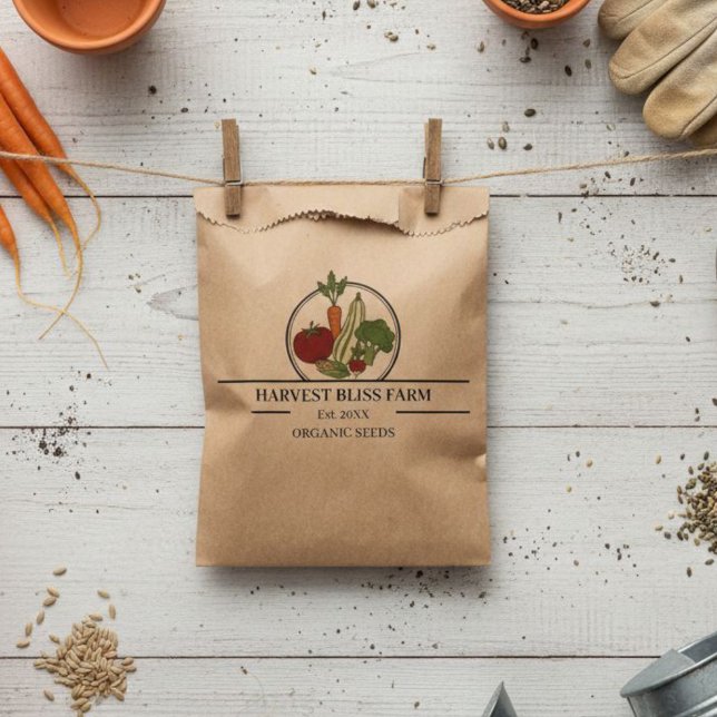 Custom Kraft Seed Envelopes - Personalizable Farm  Geschenktütchen (Von Creator hochgeladen)