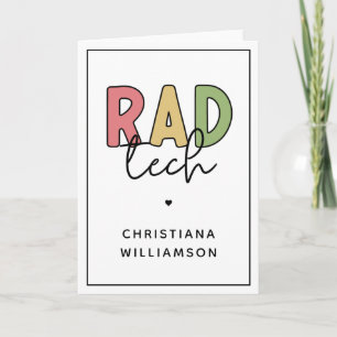 Custom Krass Tech Radiologiologist Radiology Karte