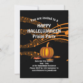 Custom | Kürbis | Christlich Halloween Einladung